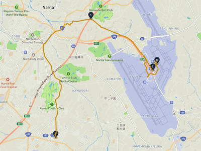 富里市 → 成田市