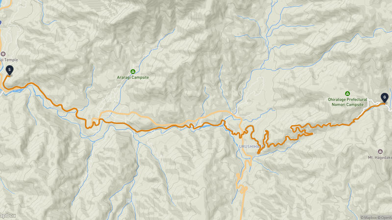 Tsumago-juku to Iida Cycling Route