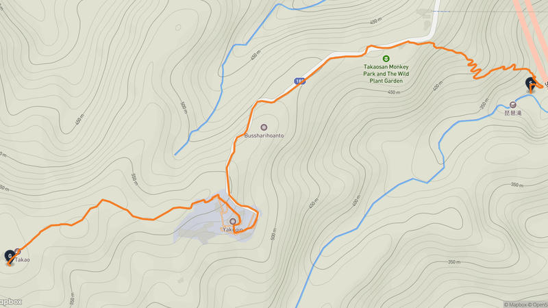 高尾山 登山路線