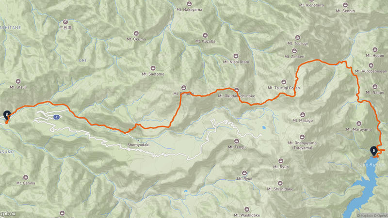 黑部水壩至立川破火山口水土流失预防博物馆 徒步路线