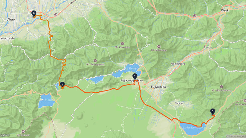 Yamanakako to Kofu Drive