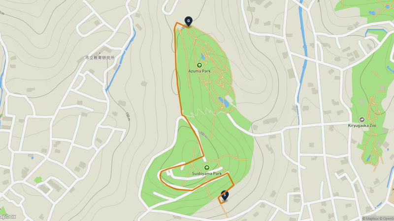 Kiryu Hiking Route