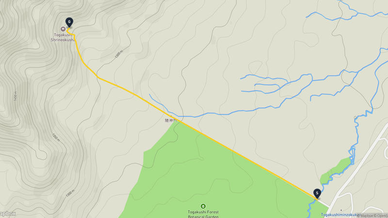 戶隱山 登山路線