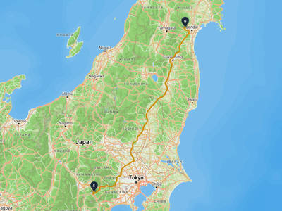 아라쿠라야마 센겐 공원 → Aoba Ward, Sendai