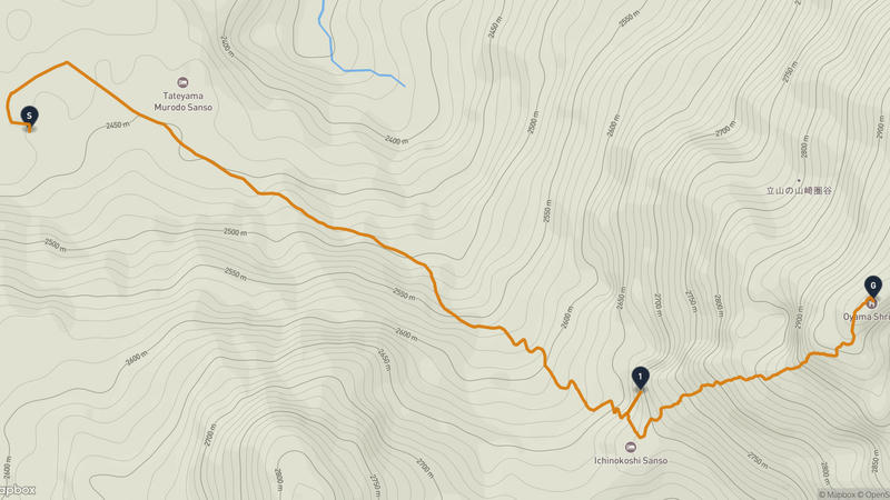 立山 登山路線