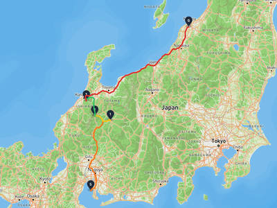 中部國際機場 → 新潟市南区