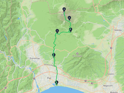 富士市 → 富士山