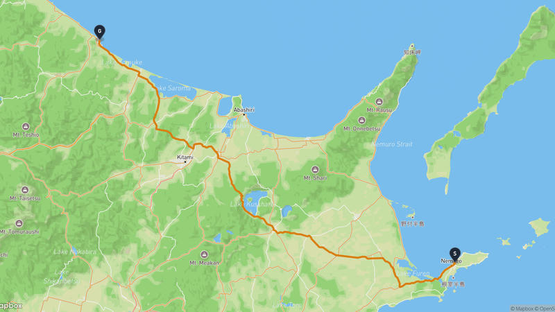 Nemuro to Mombetsu Drive
