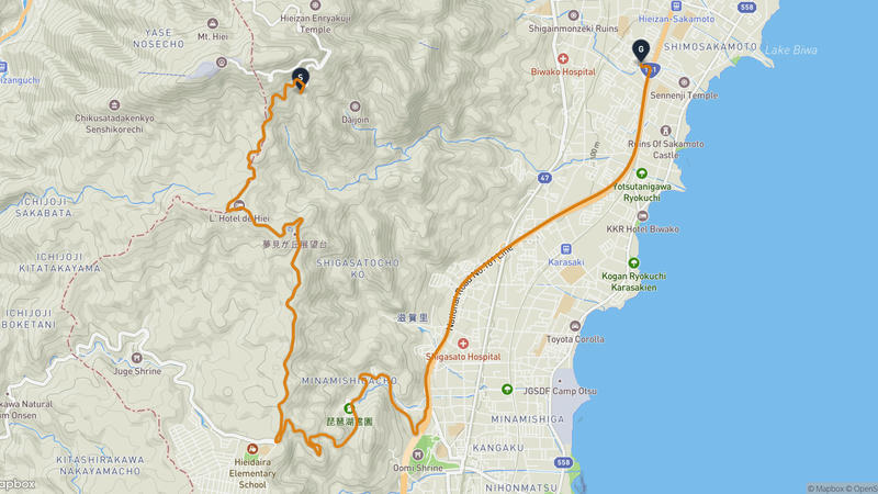 Mount Hiei to Hiyoshi Taisha Drive