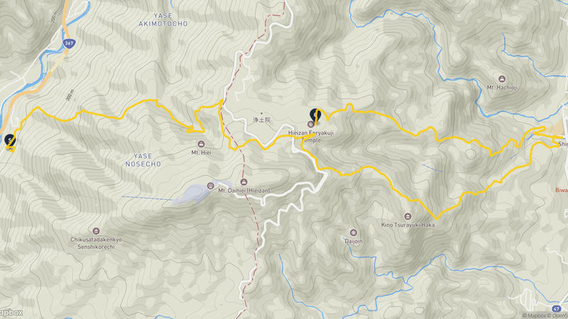 比叡山 登山路線