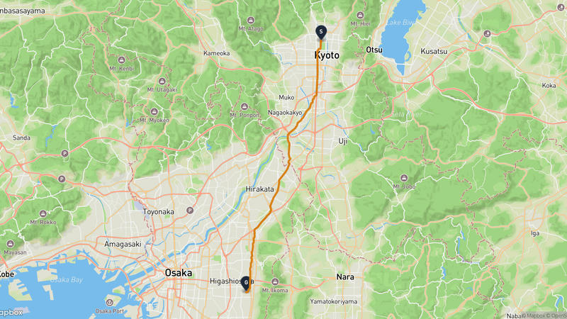 Daikōmyō-ji Temple to Wakae Castle Hiking Route