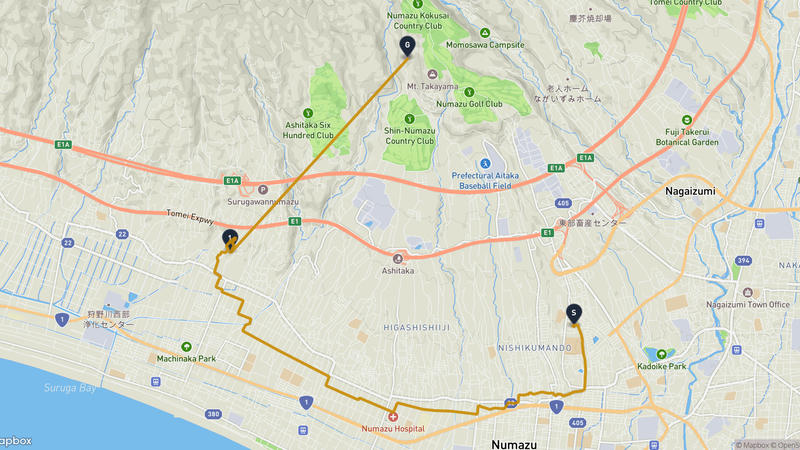 沼津市 登山路線