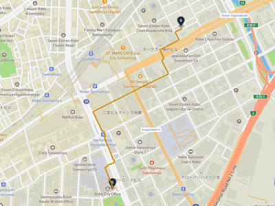 Kobe City Hall → Ichinomiya Shrine