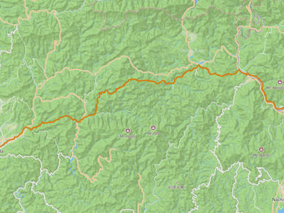다나베성 → Kumano River