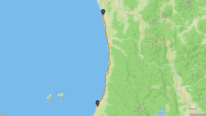 Haboro to Teshio River Cycling Route