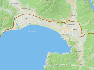熱海溫泉 → 静岡市清水区