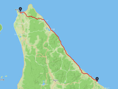 Wakkanai → Mombetsu