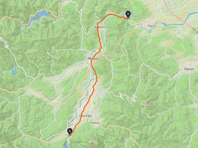 Chichibu → Tamayodo Dam