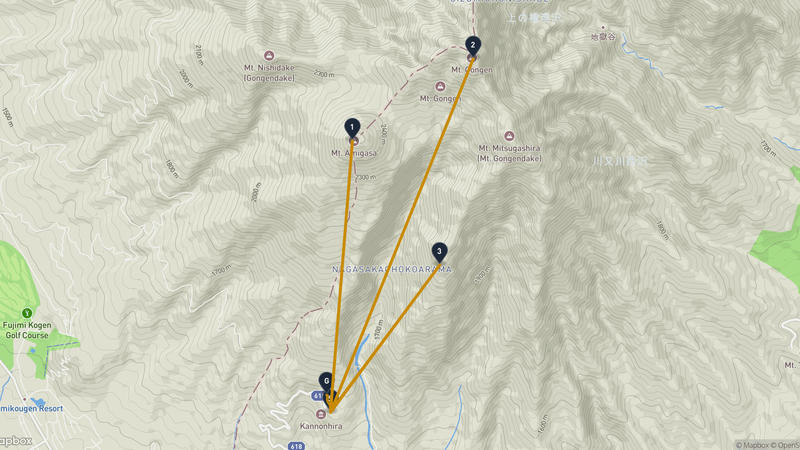 Hokuto Hiking Route
