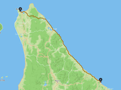 Mombetsu → Wakkanai
