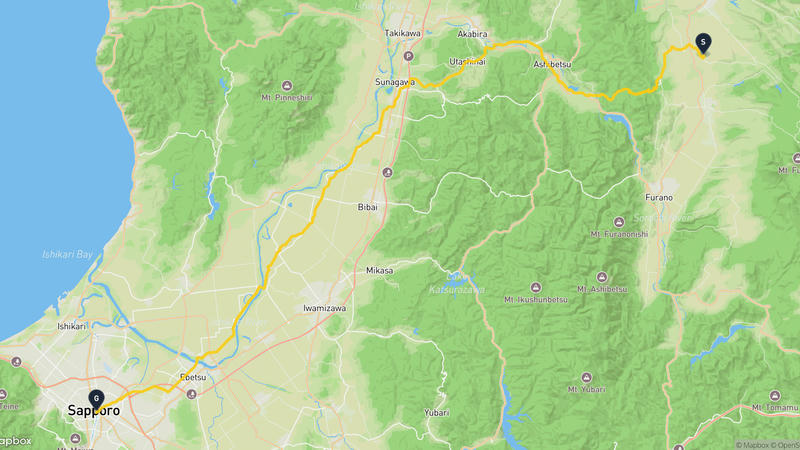เส้นทางเดินป่า Shikisai-no-oka-ซัปโปะโระทีวีทาวเวอร์