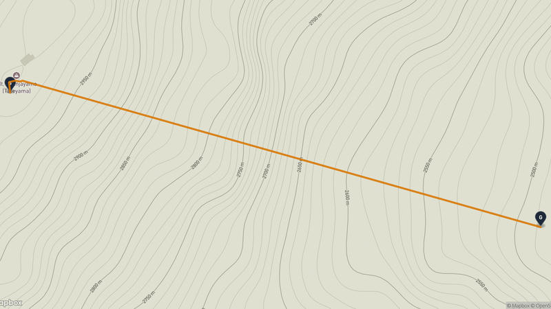 Mount Tate Hiking Route