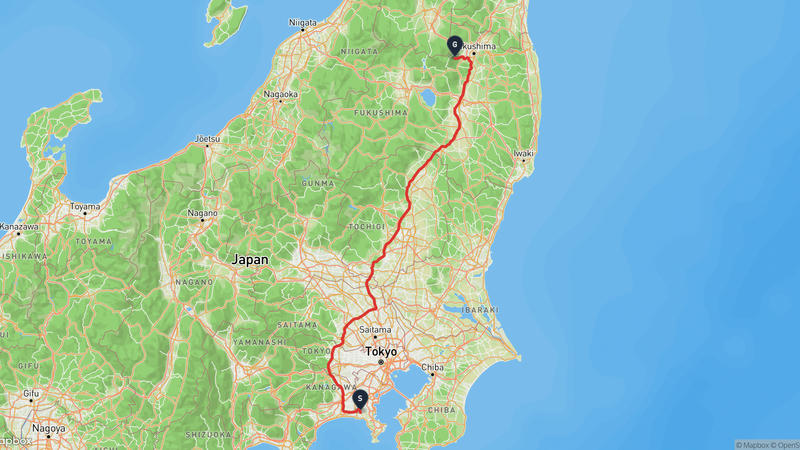 Tamon-in Temple to Fukushima Drive