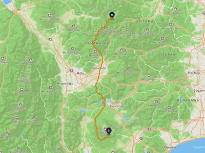 宝永山 → 秩父市
