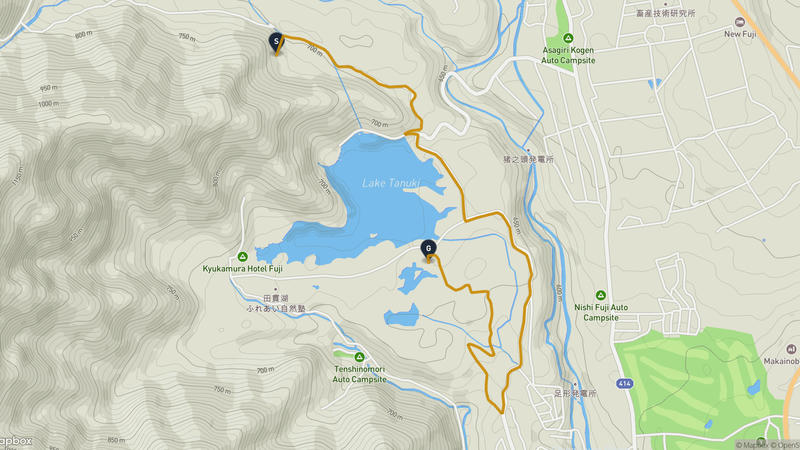 田貫湖 サイクリングルート