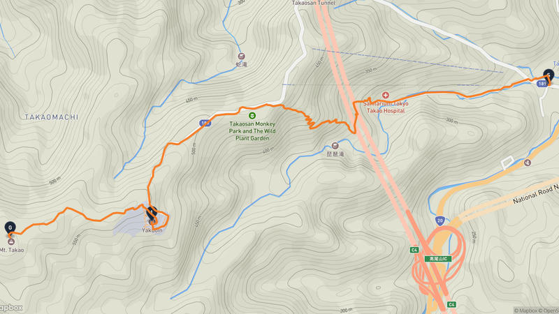 高尾山 登山路線