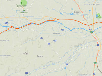 奧入瀨川 → 十和田市