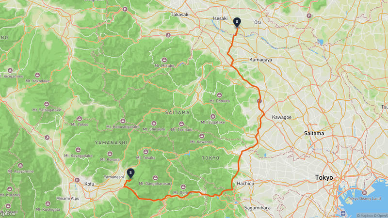 Koshu to Hirose River Drive