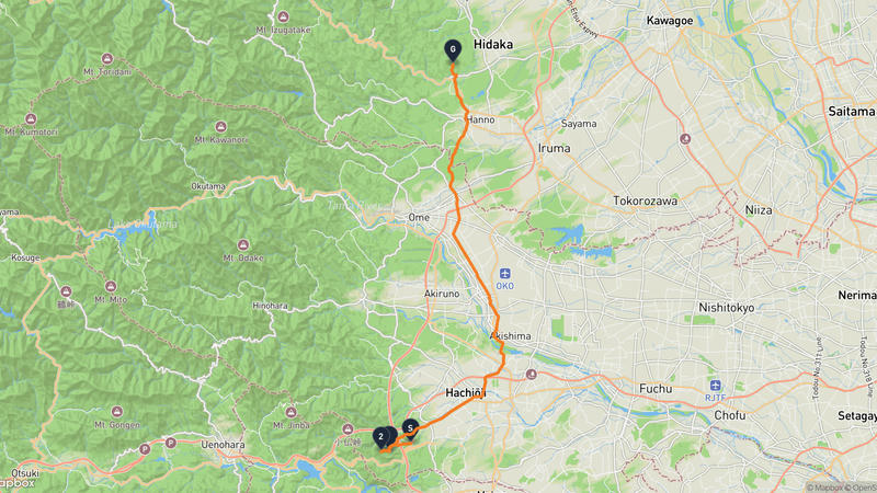Meiji no Mori Takao Quasi-National Park to Koma Shrine Hiking Route