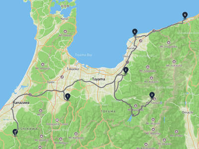 白山市 → 糸魚川市