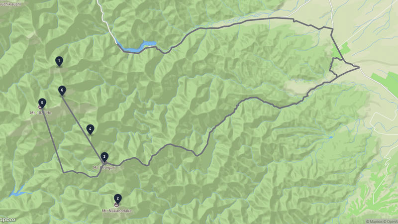 1839 Metre Summit to Mount Yaoromappu Hiking Route