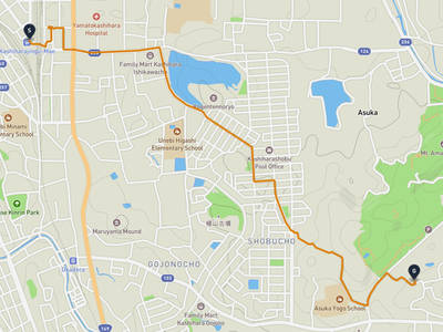 橿原神宮 → 飛鳥寺