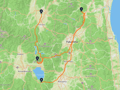 郡山市 → 川西町