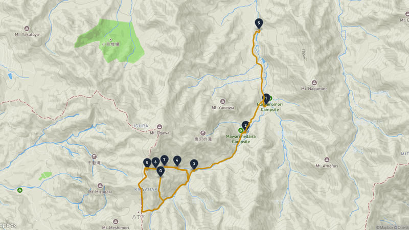川上村至小川山 登山路線