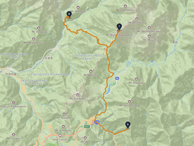 霞泽岳 → 高山市