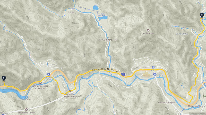 奥多摩町 登山路線