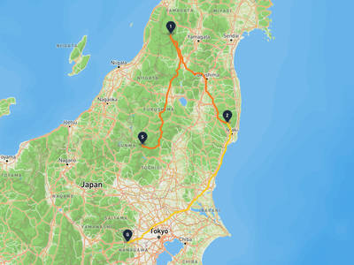 日光市 → 相模湖