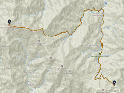 Mount Ōyama (Kanagawa) → Mount Tō