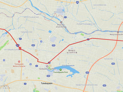 板倉町 → 恩林寺