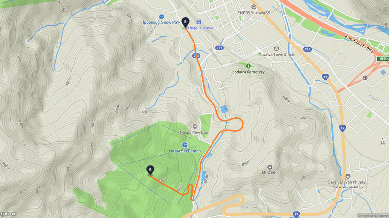 Yuzawa Cycling Route