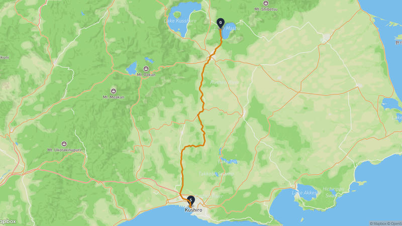 Kushiro to Lake Mashū Hiking Route