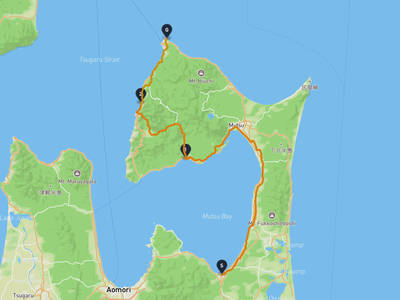 野辺地町 → 大間崎