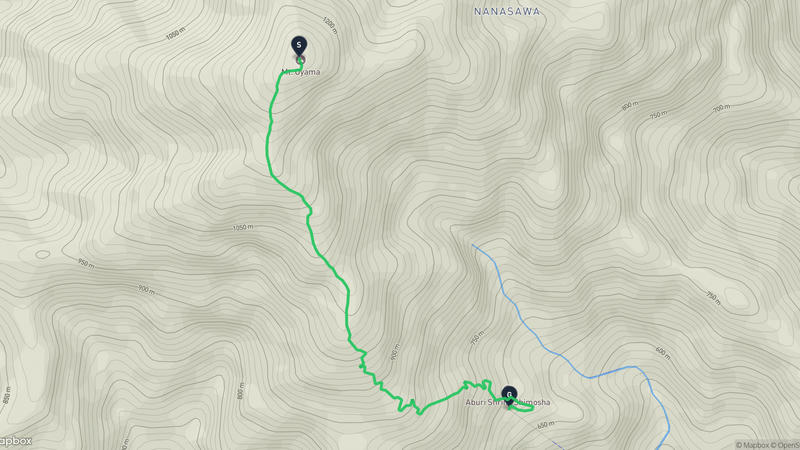 大山 登山路線