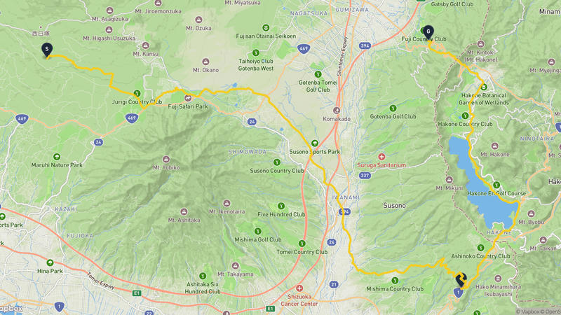 เส้นทางเดินป่า Fujinomiya-Gotemba