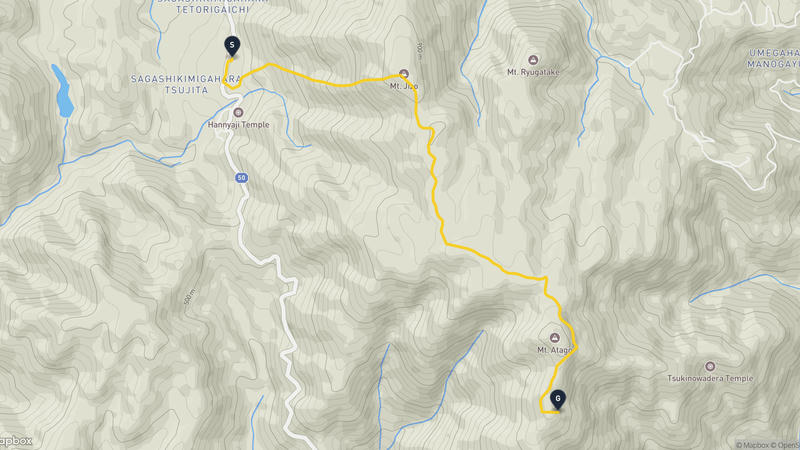 愛宕山 登山路線