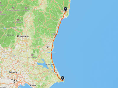Choshi → Iwaki